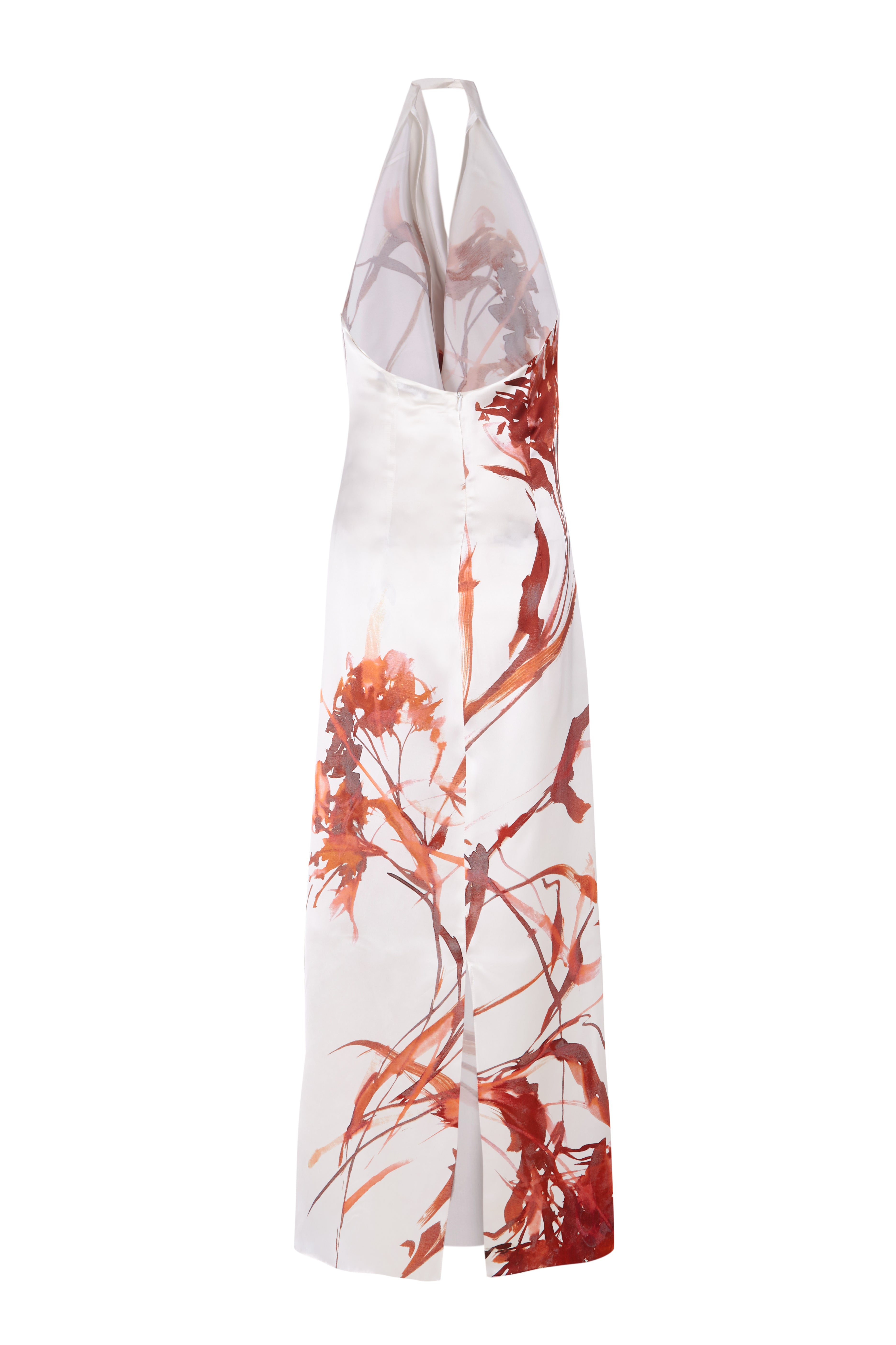 Viscose Print Halter Dress