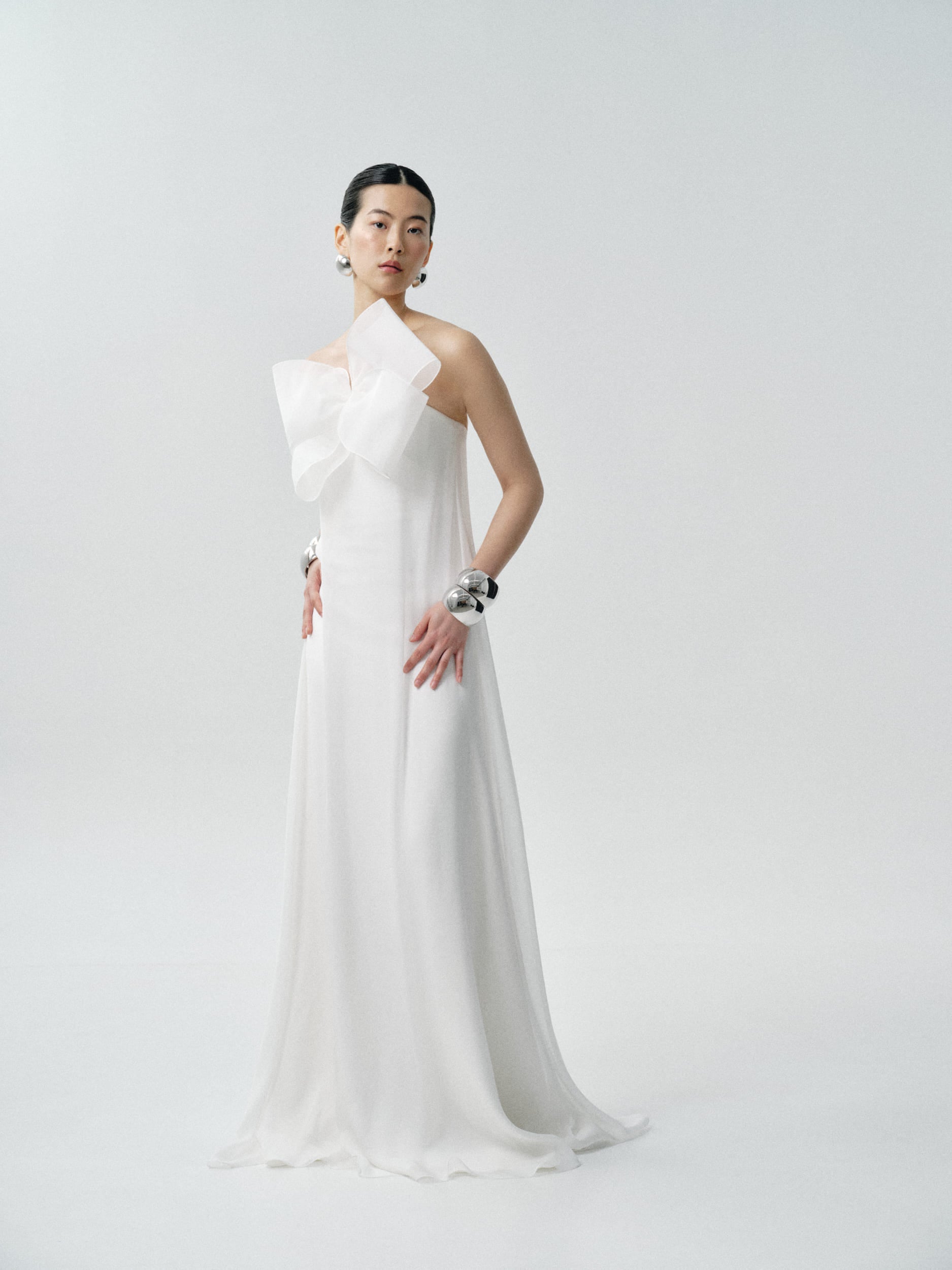 Kendall Vestido y Lazo de organza