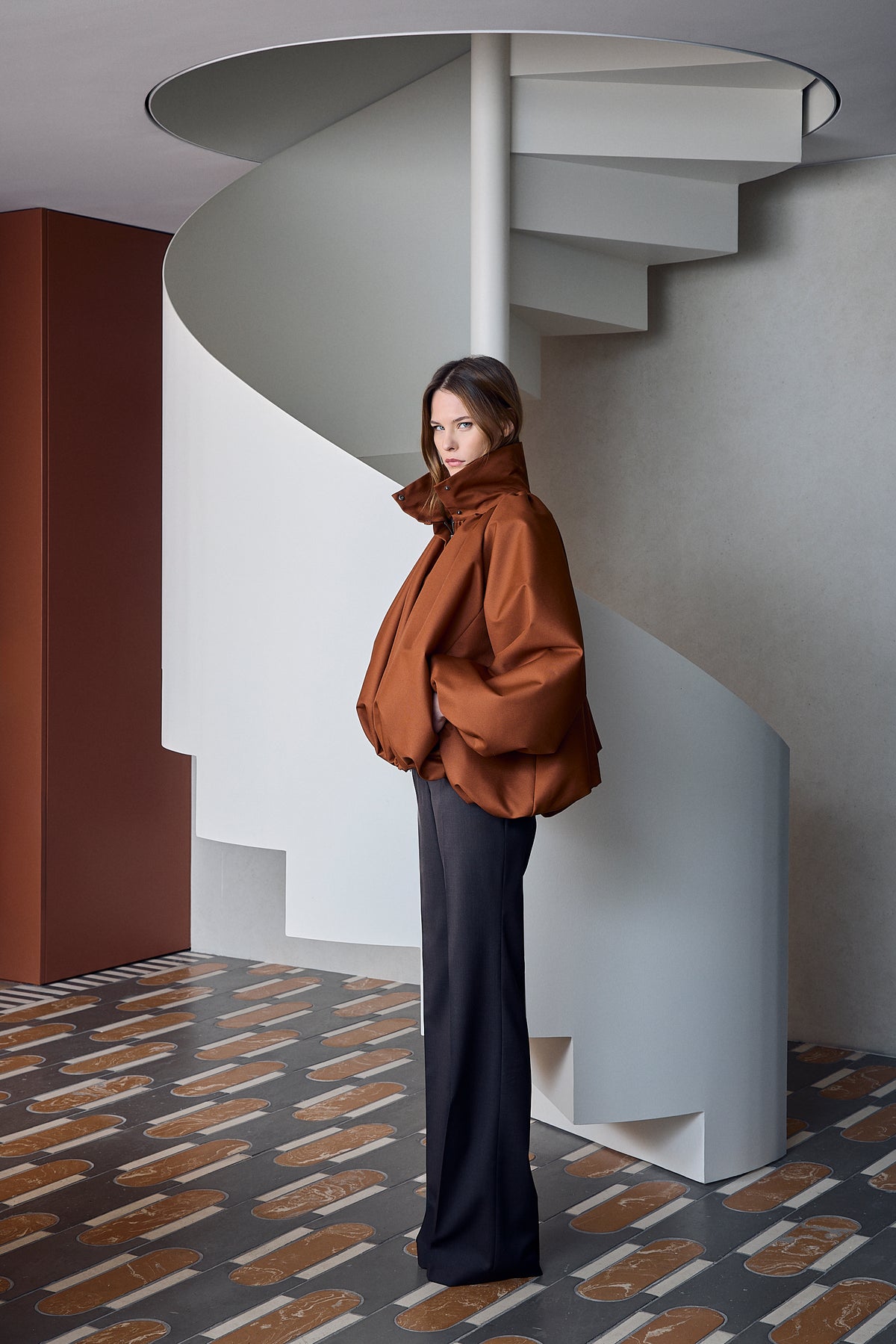 Straight Flare Tailored Pants