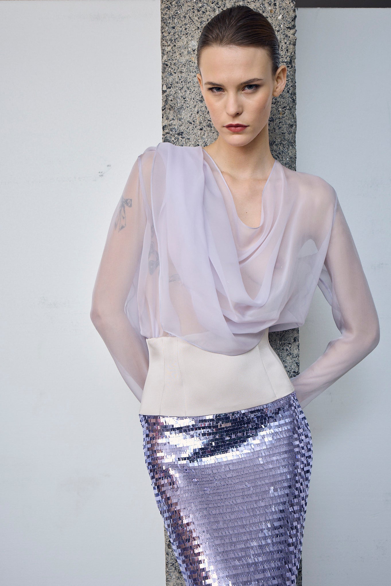 Voile Asymetrical Top