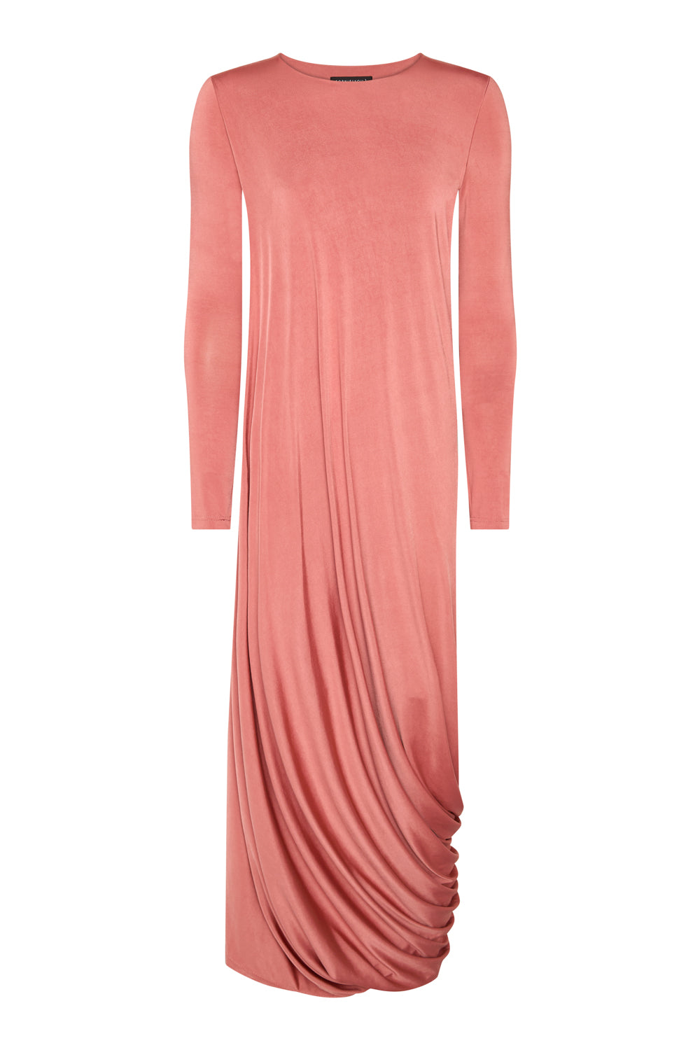 Draped Colum Knit Dress