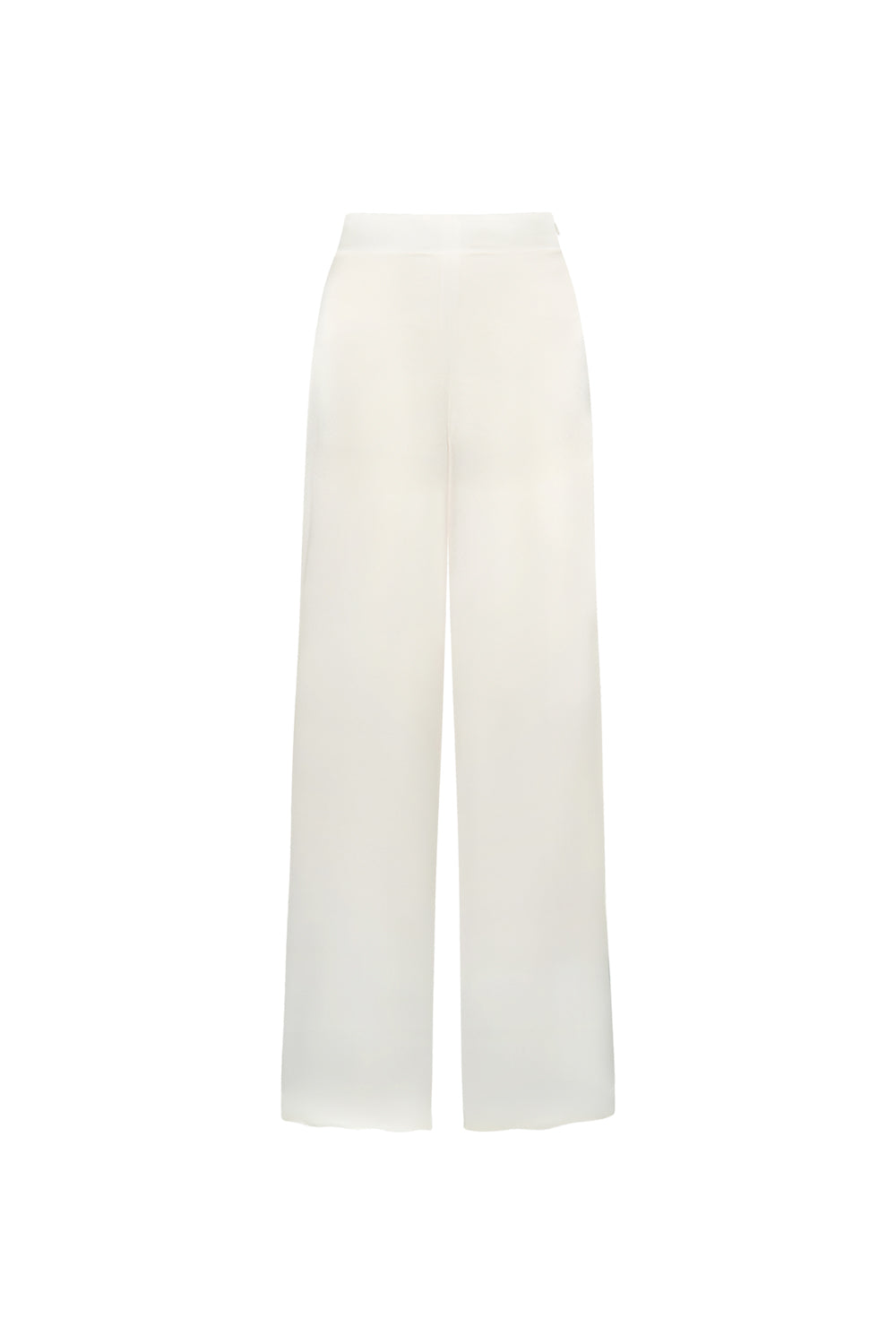 High Waisted Wide Leg Satin Pants