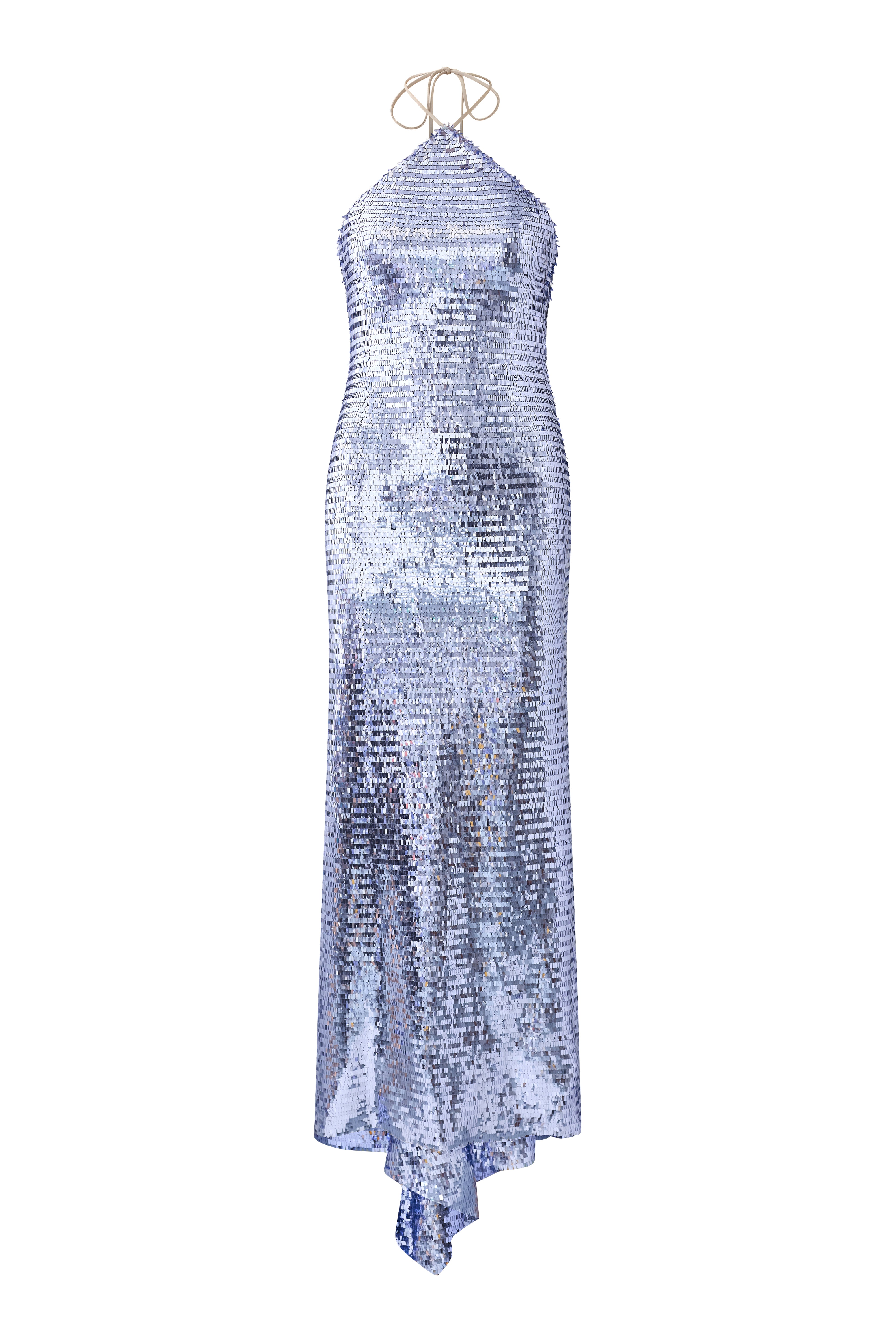 Sequin Halter Dress