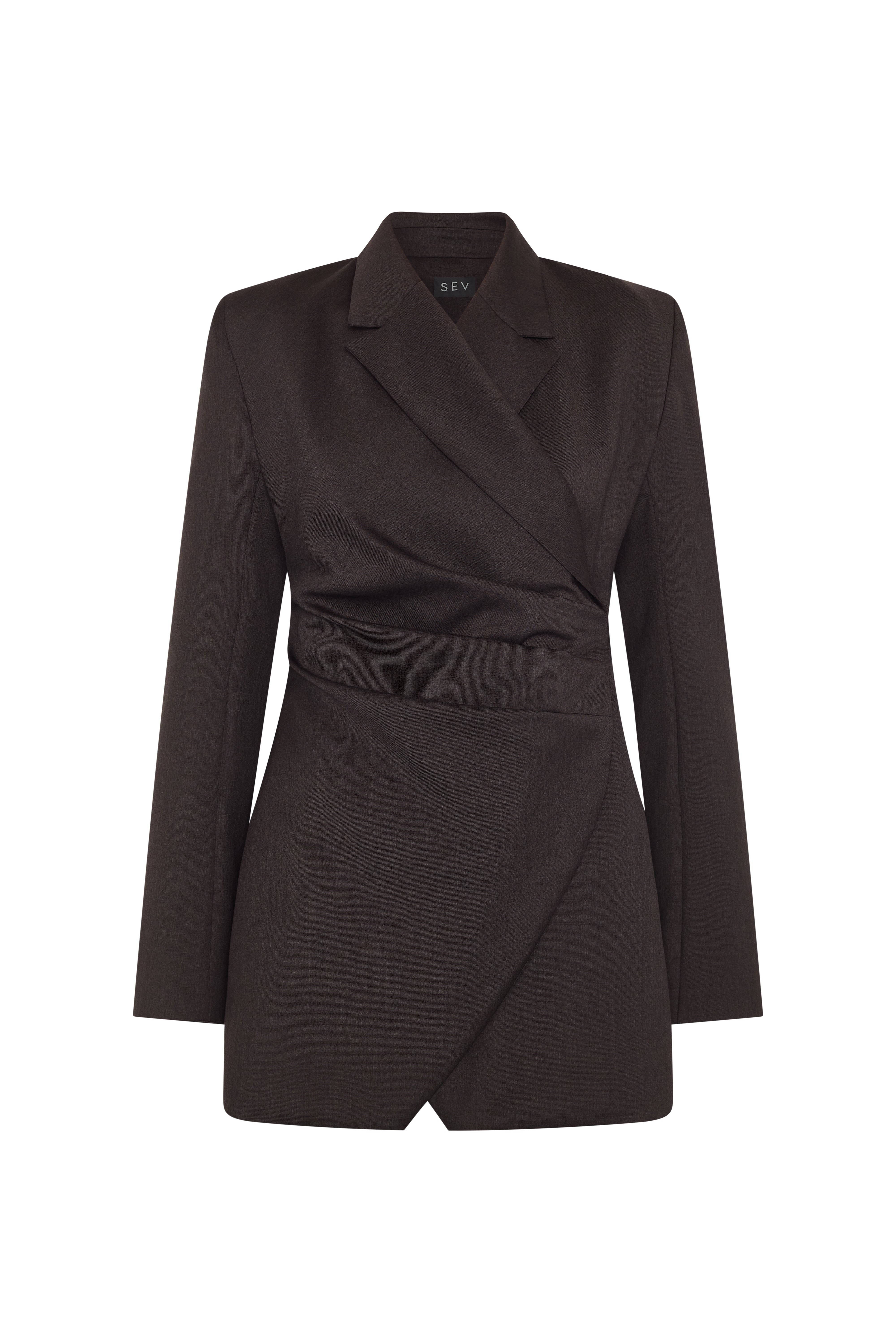 Draped Tailored Jacket