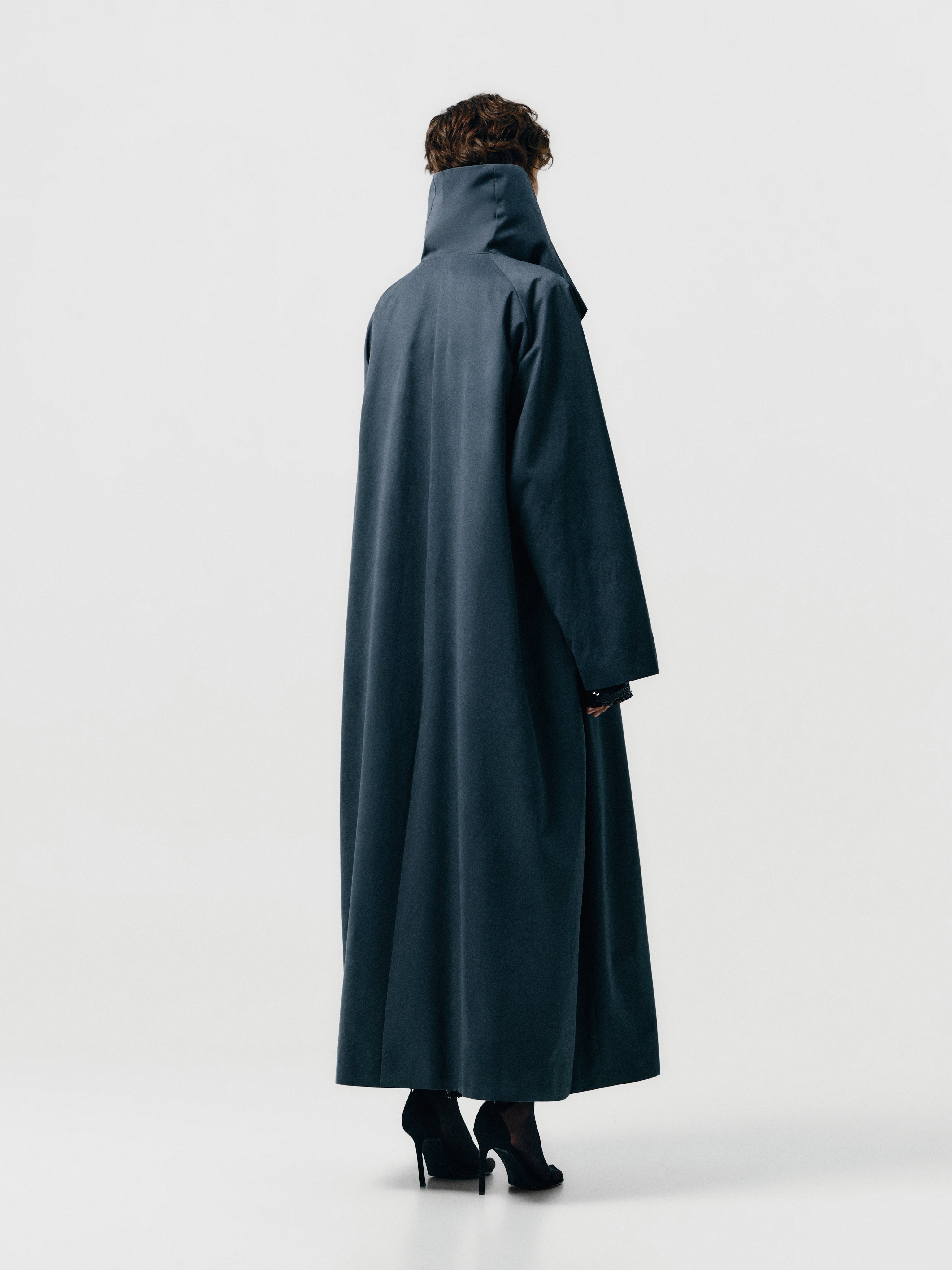 Technical oversize coat