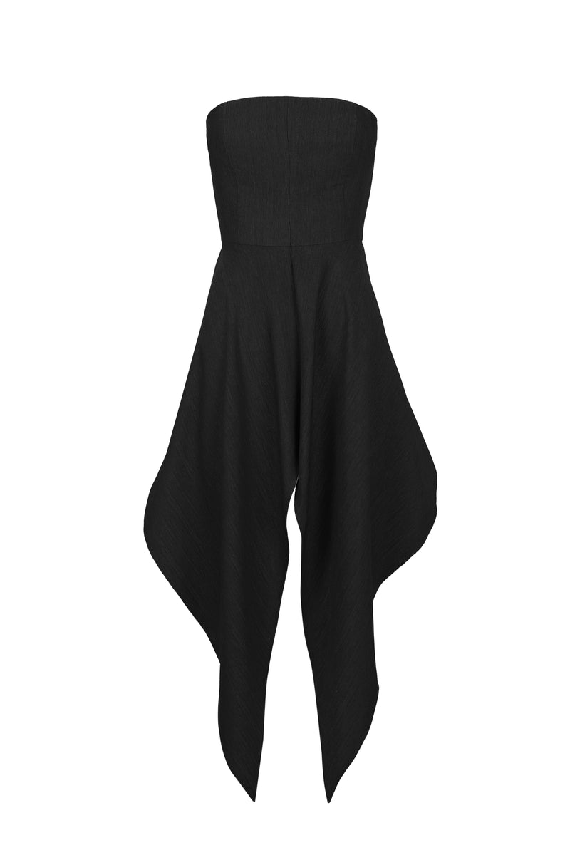 Strapless peplun corset