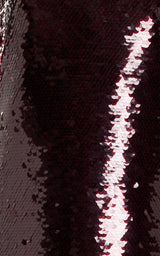 Strapless sequin dress