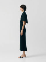 Straight ankle-length skirt
