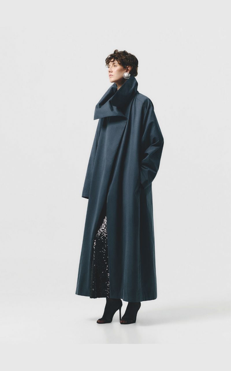 Technical oversize coat