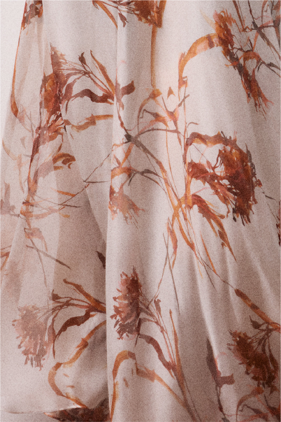 Print Voile Midi Dress