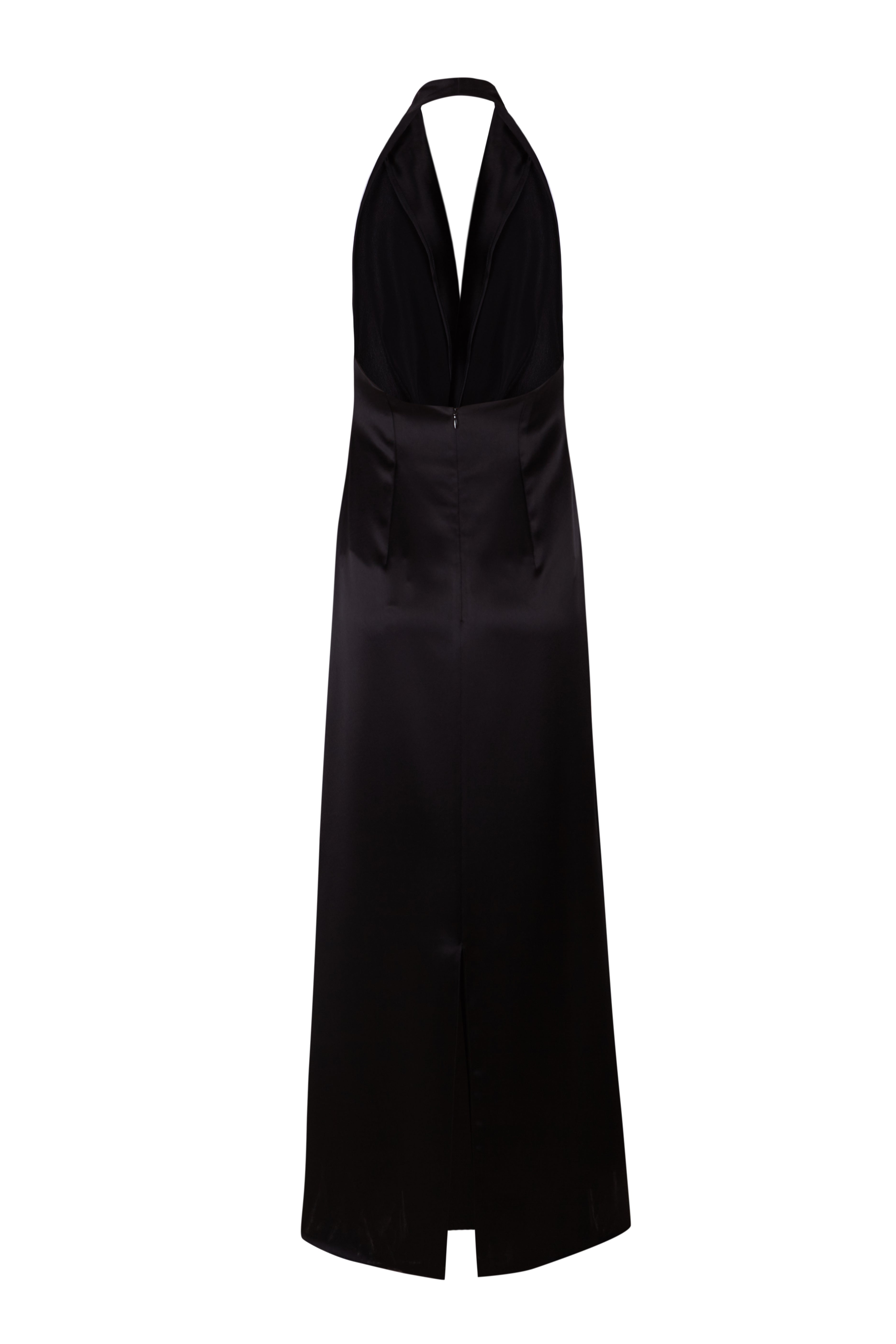 Satin Halter Dress
