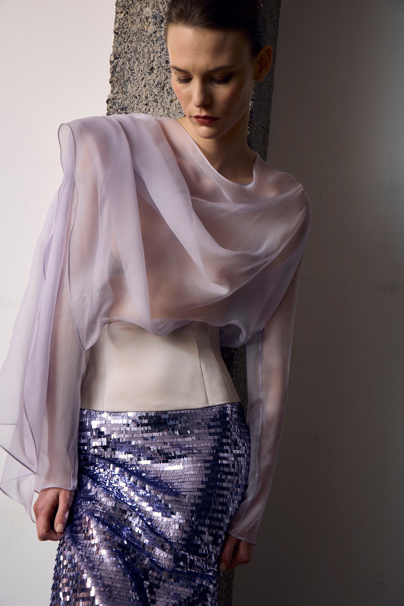 Voile Asymetrical Top