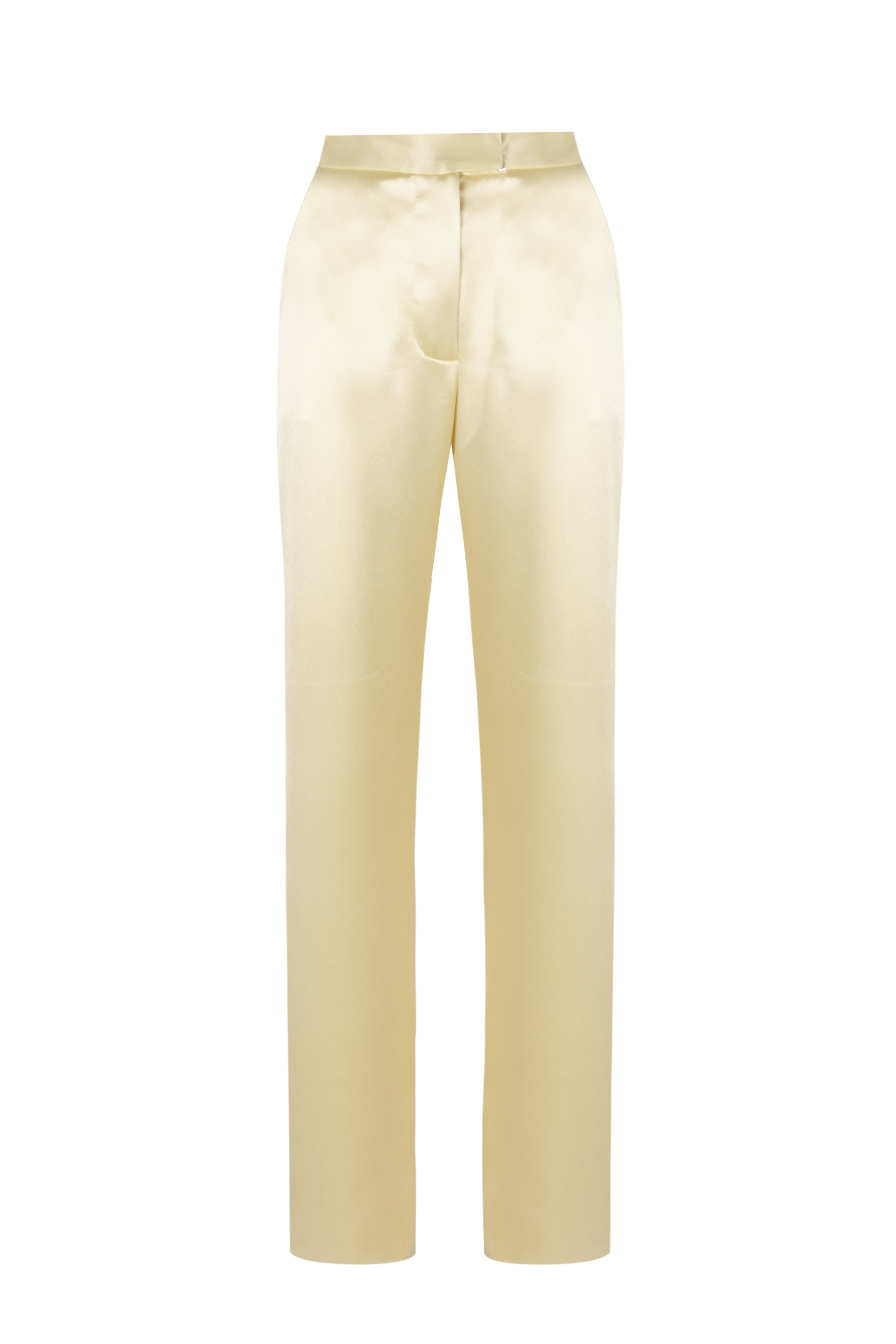 Satin Straight Pants