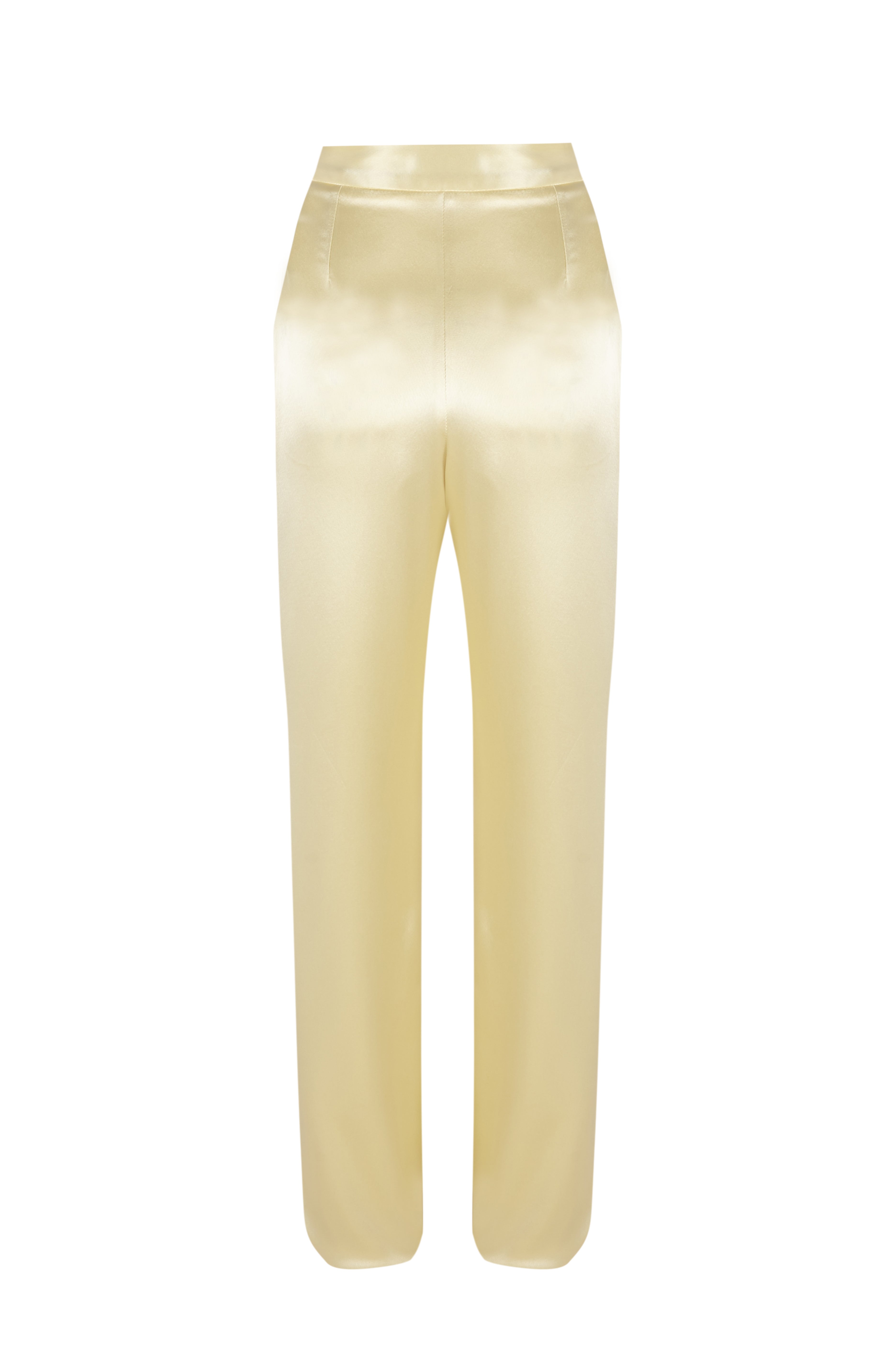 Satin Straight Pants