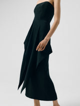 Straight ankle-length skirt