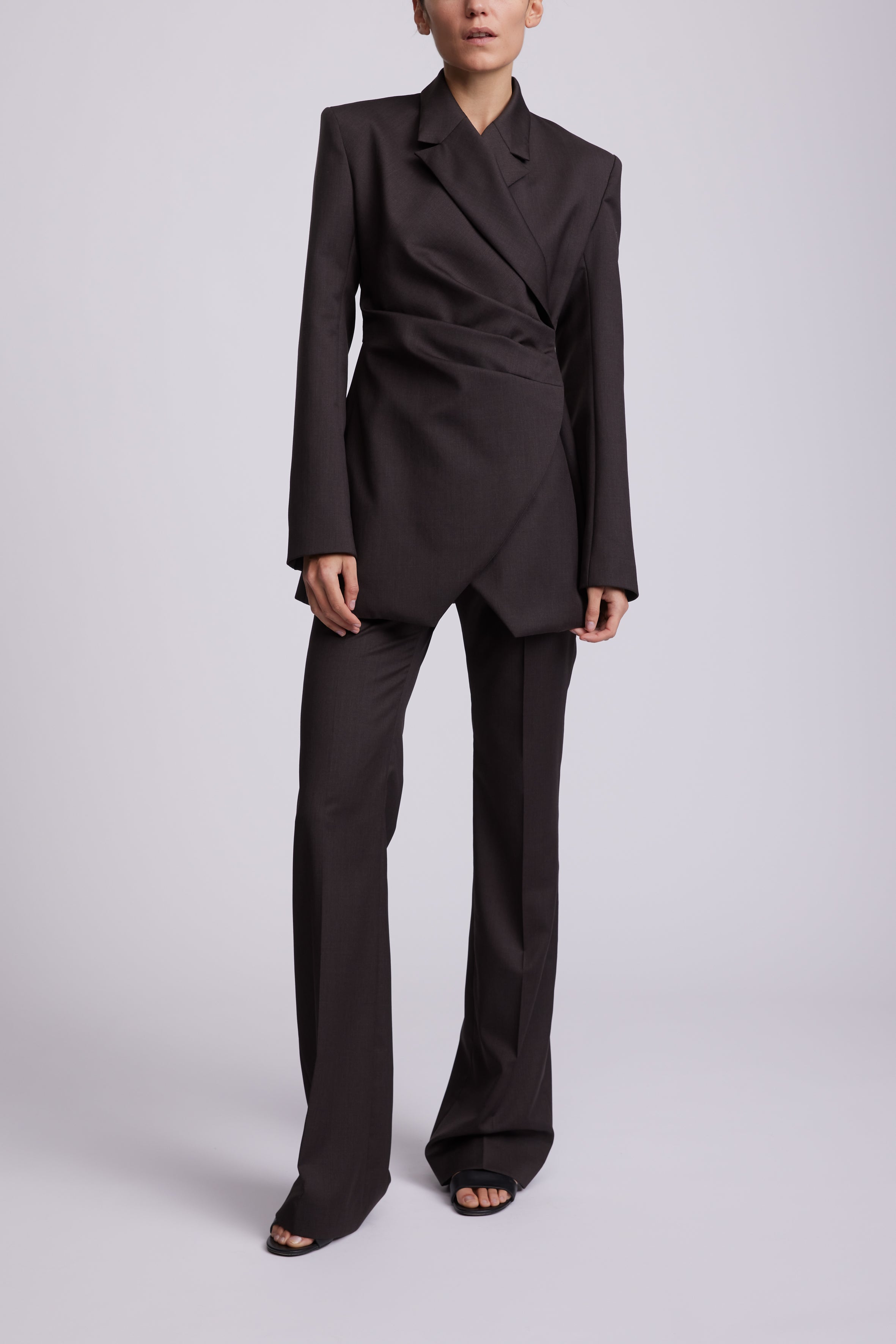 Draped Tailored Jacket
