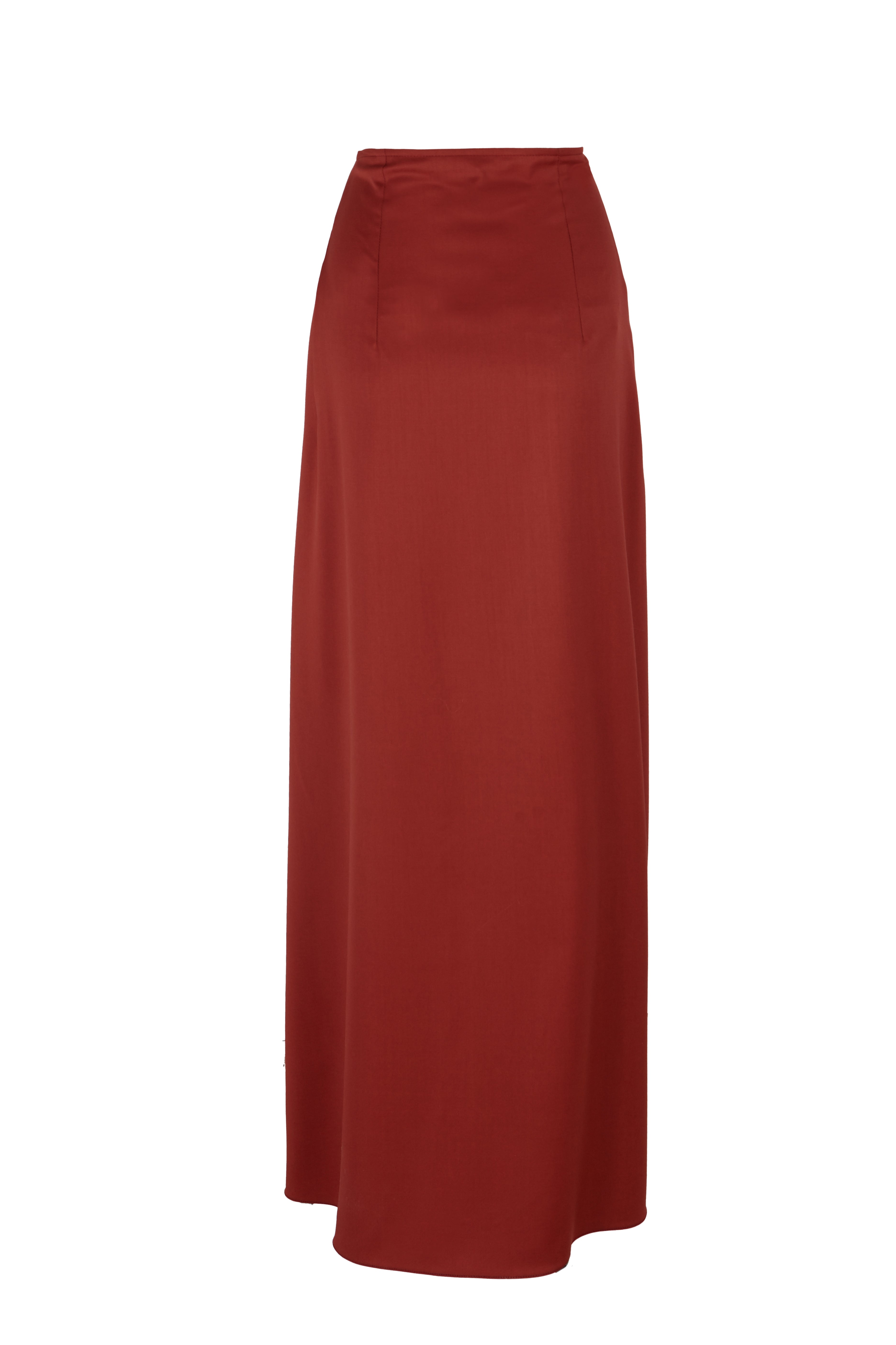 Draped Tailored Skirt